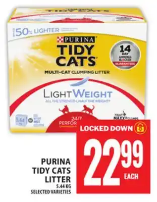 Food Basics PURINA TIDY CATS LITTER offer