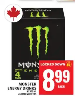 Food Basics MONSTER ENERGY DRINKS offer