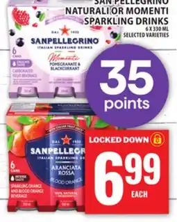Food Basics SAN PELLEGRINO NATURALI OR MOMENTI SPARKLING DRINKS offer