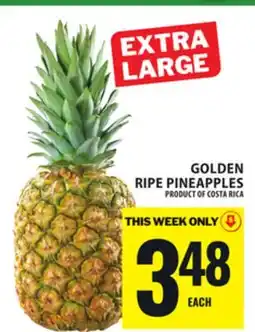 Food Basics GOLDEN RIPE PINEAPPLES offer