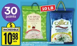 Food Basics LAL QILLA SUPREME SELLA OR QILLA PREMIUM BASMATI RICE offer