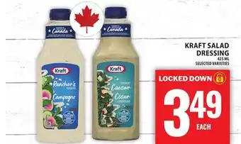 Food Basics KRAFT SALAD DRESSING offer