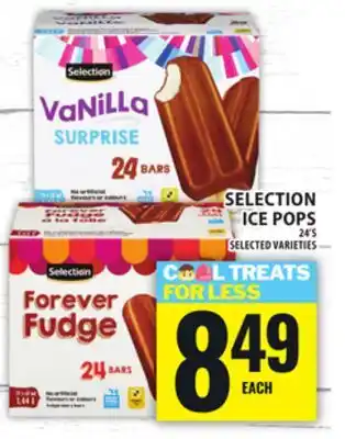 Food Basics SELECTION ICE POPS offer