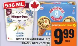 Food Basics NESTLÉ DRUMSTICK NOVELTIES OR HÄAGEN-DAZS ICE CREAM offer