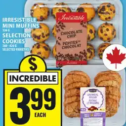 Food Basics IRRESISTIBLE MINI MUFFINS OR SELECTION COOKIES offer