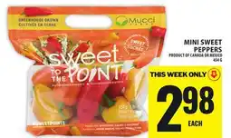 Food Basics MINI SWEET PEPPERS offer