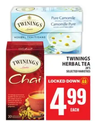 Food Basics TWININGS HERBAL TEA offer
