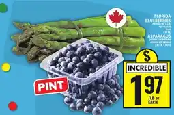 Food Basics FLORIDA BLUEBERRIES OR ASPARAGUS offer