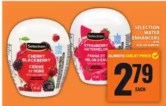 Food Basics SELECTION WATER ENHANCERS offer