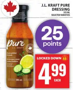 Food Basics J.L. KRAFT PURE DRESSING offer