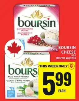 Food Basics BOURSIN CHEESE offer