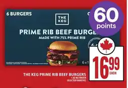 Food Basics THE KEG PRIME RIB BEEF BURGERS offer