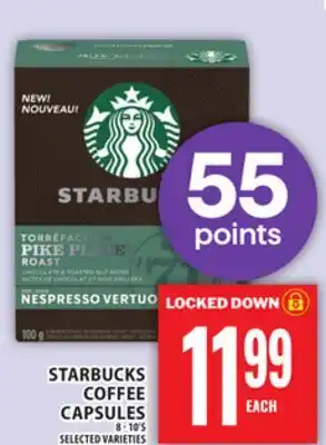 Food Basics STARBUCKS COFFEE CAPSULES offer