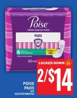 Food Basics POISE PADS offer