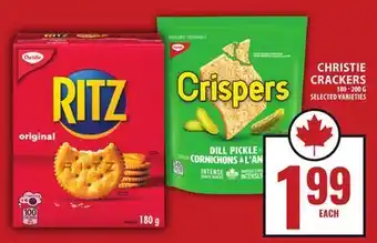 Food Basics CHRISTIE CRACKERS offer