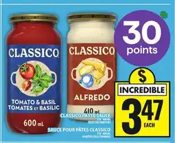 Food Basics CLASSICO PASTA SAUCE offer