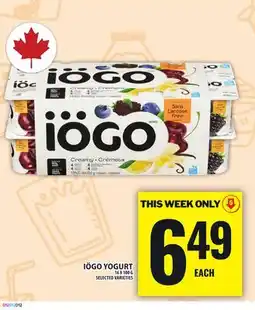 Food Basics IÖGO YOGURT offer