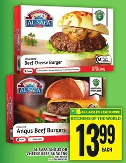 Food Basics AL SAFA ANGUS OR CHEESE BEEF BURGERS offer