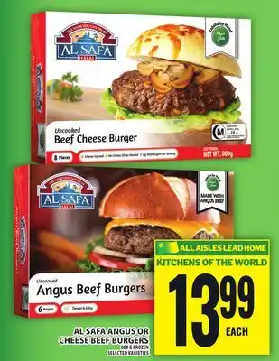 Food Basics AL SAFA ANGUS OR CHEESE BEEF BURGERS offer