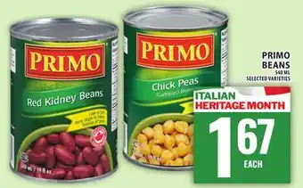 Food Basics PRIMO BEANS offer