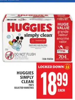 Food Basics HUGGIES SIMPLY CLEAN offer
