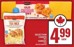 Food Basics SELECTION CHEESE OR SHREDS offer