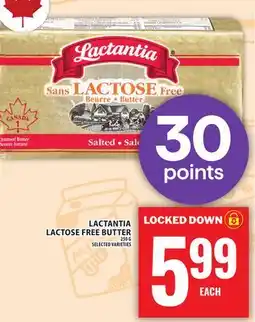 Food Basics LACTANTIA LACTOSE FREE BUTTER offer