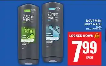 Food Basics DOVE MEN BODY WASH offer