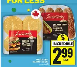 Food Basics IRRESISTIBLE MAMMOTH BUNS offer