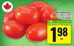 Food Basics ROMA TOMATOES offer