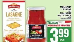 Food Basics MOLISANA LASAGNE OR MOLISANA PASTA SAUCE offer