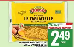 Food Basics AURORA EGG NOODLES OR UNICO CORN MEAL offer