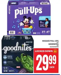 Food Basics HUGGIES PULL-UPS 66'S GOODNITES 44'S offer