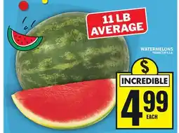 Food Basics WATERMELONS offer