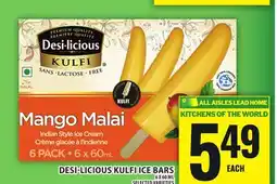 Food Basics DESI-LICIOUS KULFI ICE BARS offer