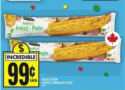 Food Basics SELECTION GARLIC BREADSTICKS offer