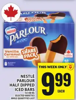 Food Basics NESTLÉ PARLOUR HALF DIPPED ICED BARS offer