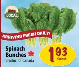 Farm Boy Spinach Bunches offer