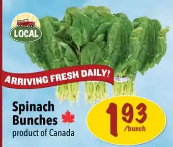 Farm Boy Spinach Bunches offer