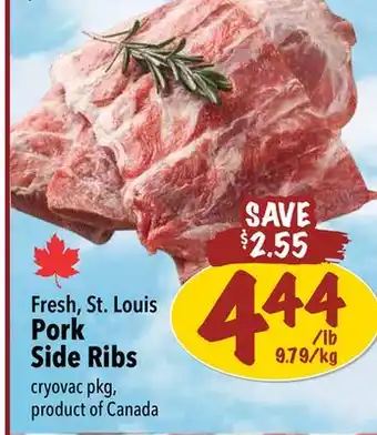 Farm Boy St. Louis Pork Side Ribs offer