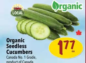 Farm Boy Organic Seedless Cucumbers offer