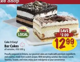 Farm Boy Bar Cakes offer