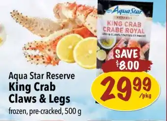 Farm Boy Aqua Star Reserve King Crab Claws & Legs offer