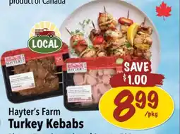 Farm Boy Hayter's Farm Turkey Kebabs offer