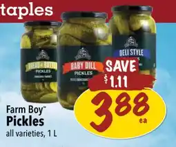 Farm Boy Farm Boy Pickles offer