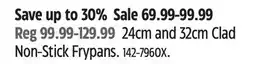 Canadian Tire 24cm and 32cm Clad Non-Stick Frypans offer