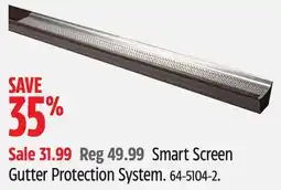 Canadian Tire Smart Screen Gutter Protection System offer