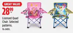Canadian Tire Licensed Quad Chair offer