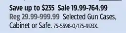 Canadian Tire Plano Selected Gun Cases, Cabinet or Safe offer
