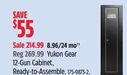 Canadian Tire 12-Gun Cabinet offer